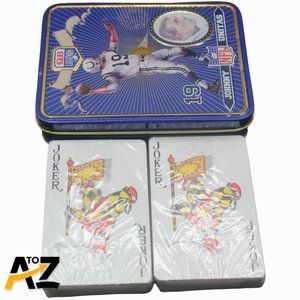 Johnny Unitas QB Legends - Quarterback Tin - Two Sets of Playing Cards - Sealed